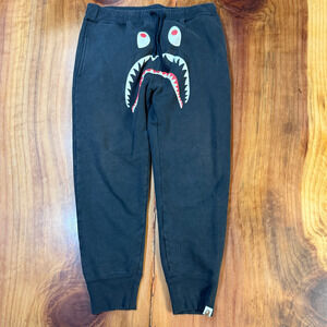 A Bathing Mens Pants L Shark Bone Joggers Sweatpants Cotton Drawstring C4-18